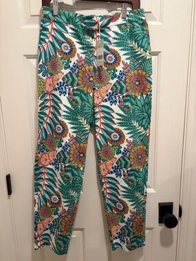 Boden Danby Pull On Pants NWT
Paradise Jungle Palm Leaf
